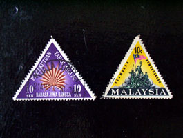 topical - triangular stamps